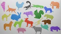 Pack de 20 animaux flexibles articulés — photo 1