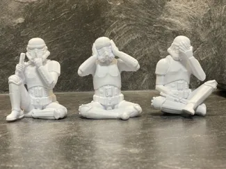 3 Storm Troopers nichts hören ,sehen ,sagen