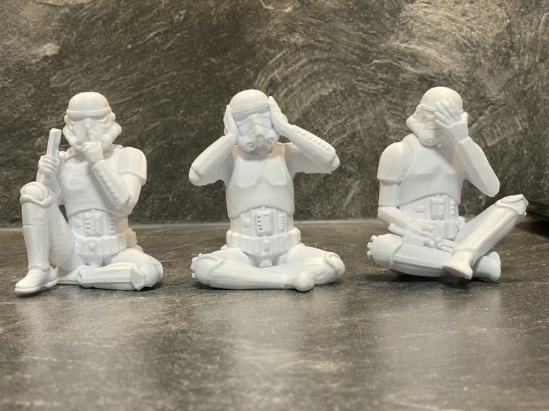 3 Storm Troopers nichts hören ,sehen ,sagen