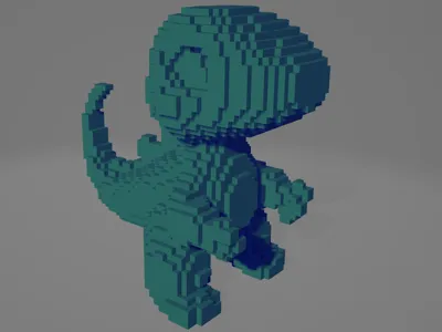 Voxelized Dino