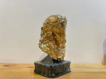 Figura decorativa: Busto con peana de Cristo — vista de referencia 5