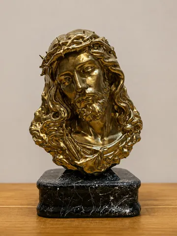 Figura decorativa: Busto con peana de Cristo — vista de referencia 2