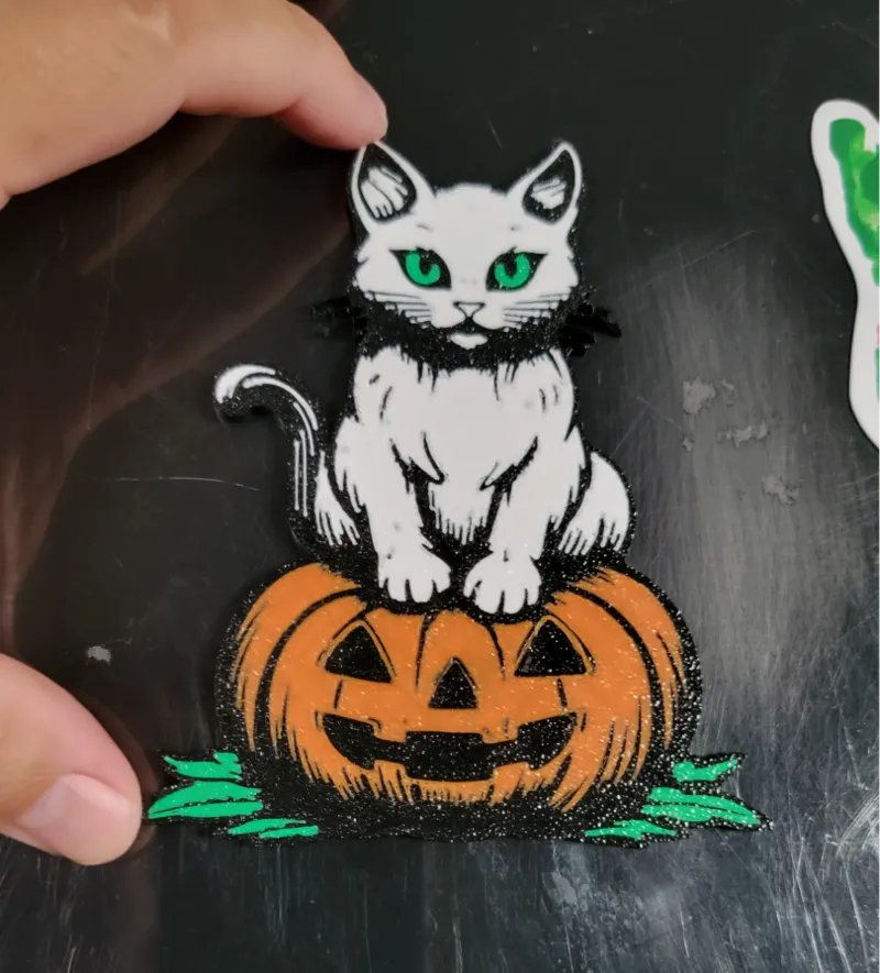 Halloween Cat refrigerator Magnet