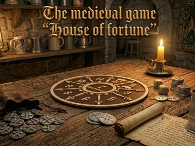 Medieval game "Glückshaus" (House of Fortune)