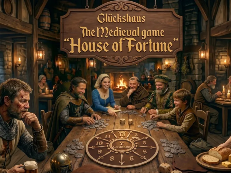 Medieval game "Glückshaus" (House of Fortune)