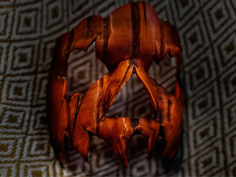 Jack-O-Lantern mask