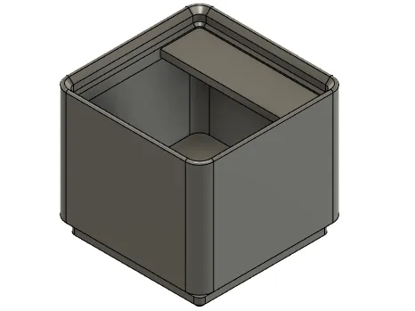 PARAMETRIC GRIDFINITY BIN WITH LABEL