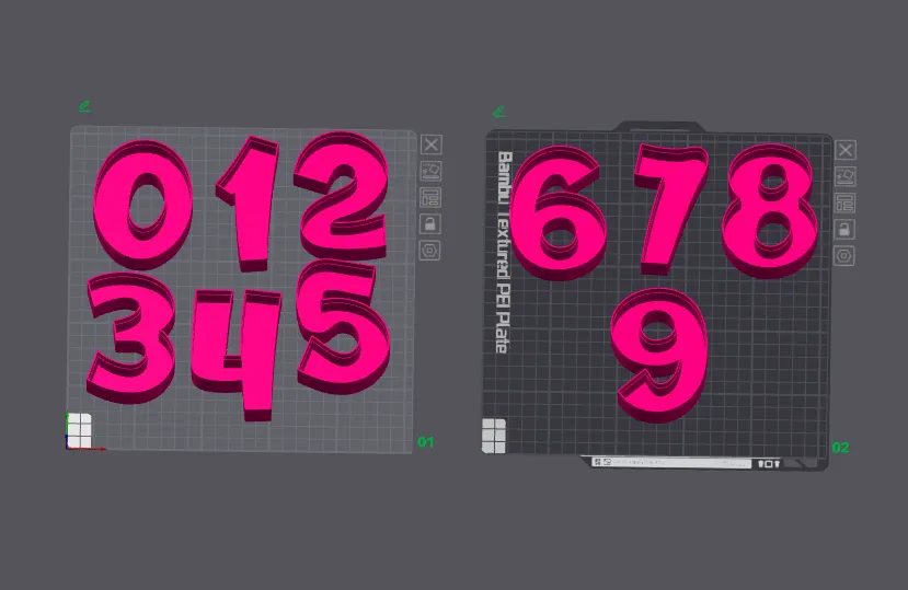 Number Led Download Numbers 0-9 for led sign #1 by Teemo3D - MakerWorld