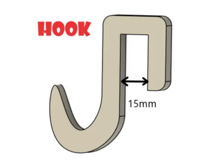 Hanger / wieszak 15mm