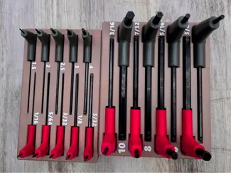 Gridfinity Pittsburgh 18pc T-Handle Hex Key Holder