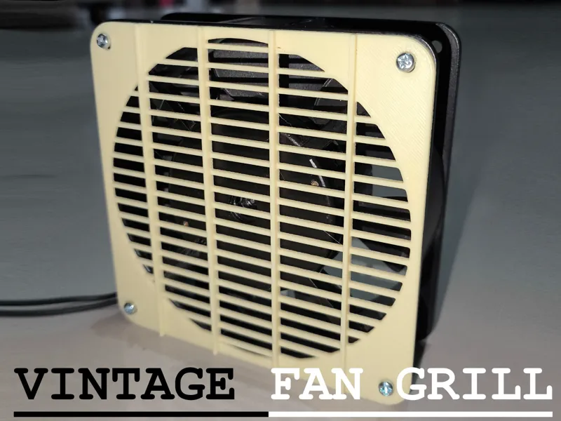 Vintage Fan Grill - 120 mm