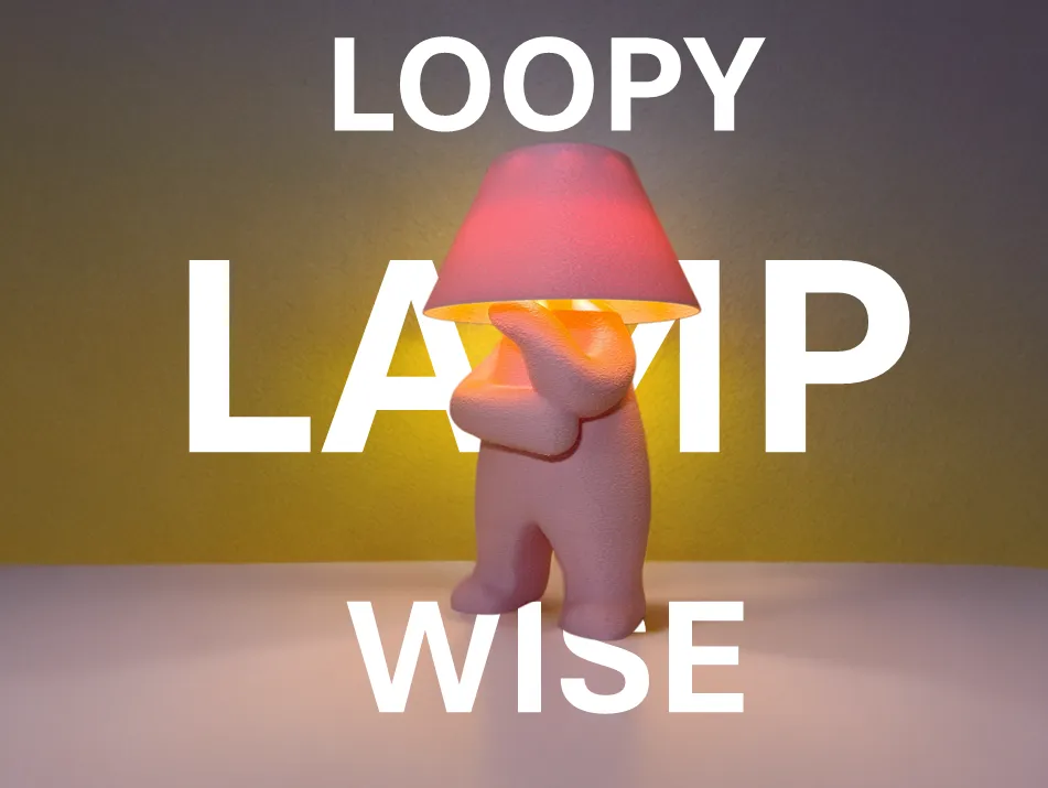 LOOPY LAMP - BOLD (LED LAMP KIT - MH001 - KC007) by 4ma Lab MakerWorld ...