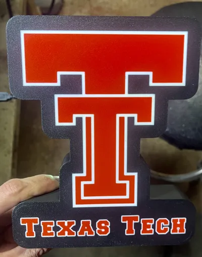 Miniatura 2 do modelo 3D 2026 Texas Tech Lightbox
