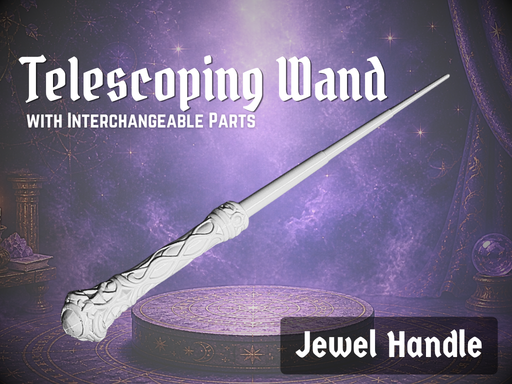 Fancy Jewel Handled Telescoping Wand