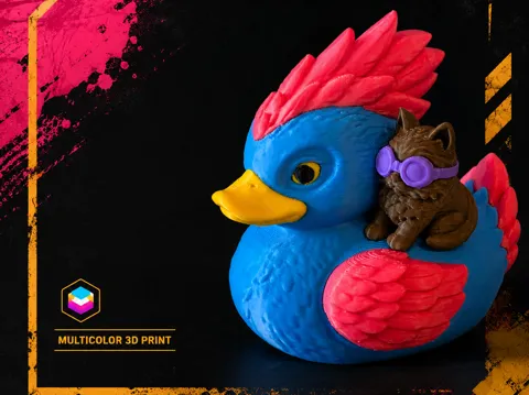 Escenografía en miniatura: Mongo’s Royal Rider - Dungeon Crawler Carl Duck — referencia de MakerWorld