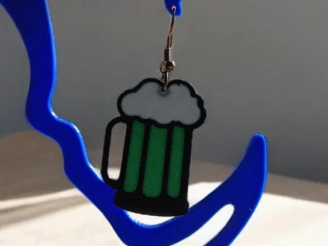 Multicolor Beer Earrings