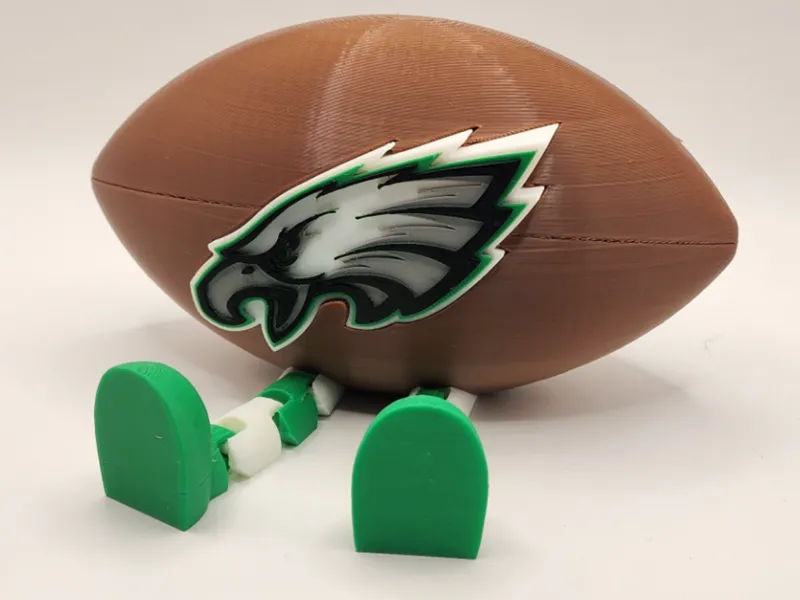 Eagles Wiggle leg football