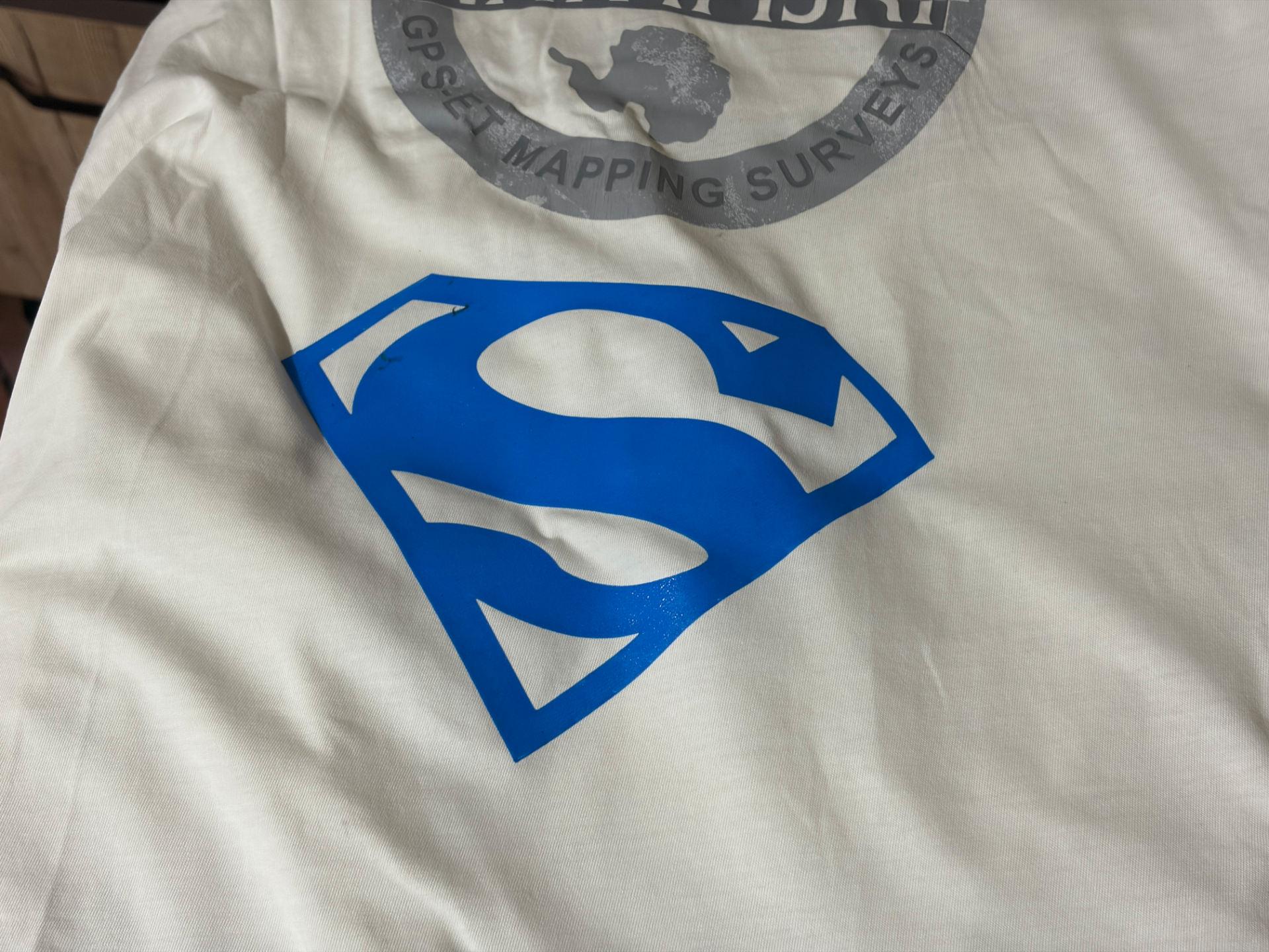 Logo SUPERMAN da applicare su maglietta