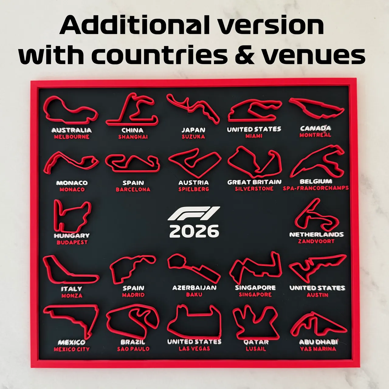 2026 Formula 1 Calendar F1 view 2