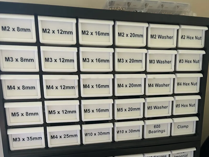 Replacement Hardware Drawers and Labels