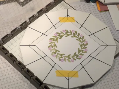Stamping aid for perfect circles