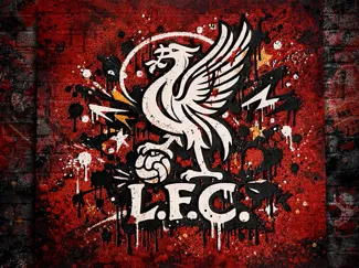 Liverpool FC Graffiti Hueforge