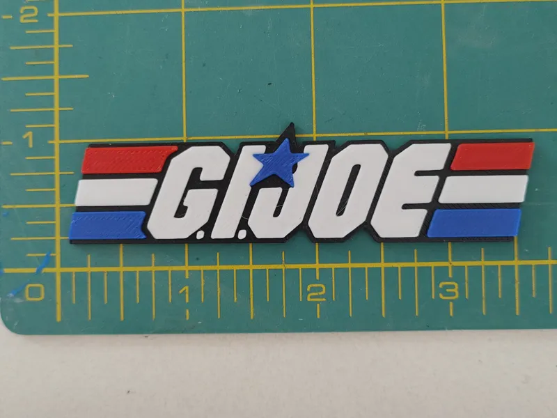 G.I. Joe Emblem Logo Sign Double Banner