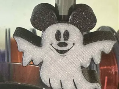 Mickey Ghost Straw Topper