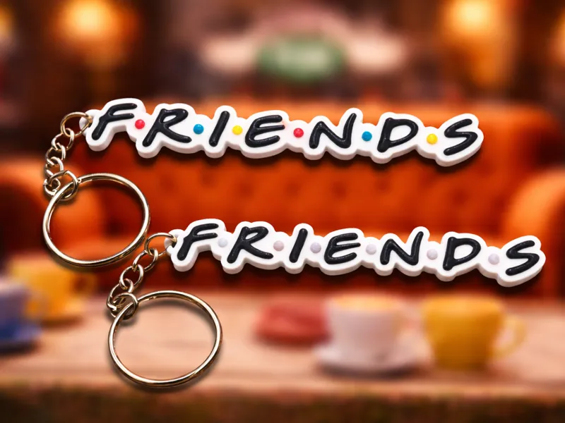 FRIENDS Logo Keychain – AMS & NO AMS Versions 