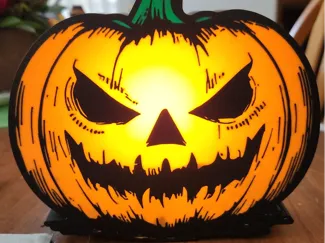 Angry Pumpkin Lightbox