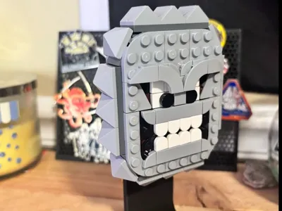 Mini Angry Block  Mount