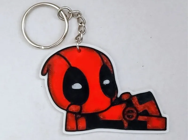 Chibi Deadpool Keychain