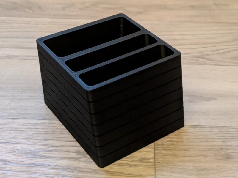 Holder for external hard drive and cables