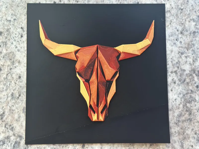 Bull head Hueforge