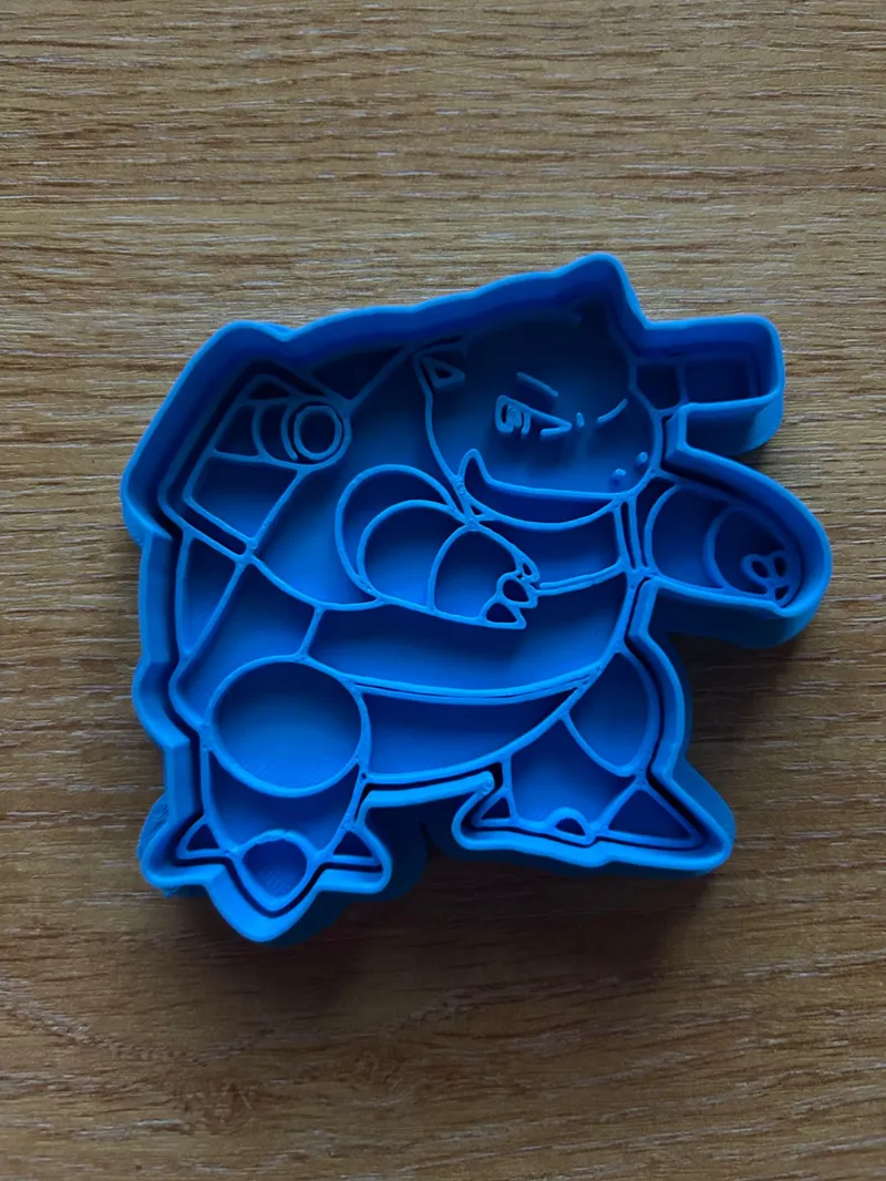 Blastoise Cookie Cutter and Stamp Set