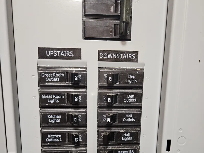 Breaker Panel Labels