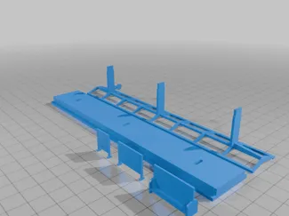 N scale modular station platform