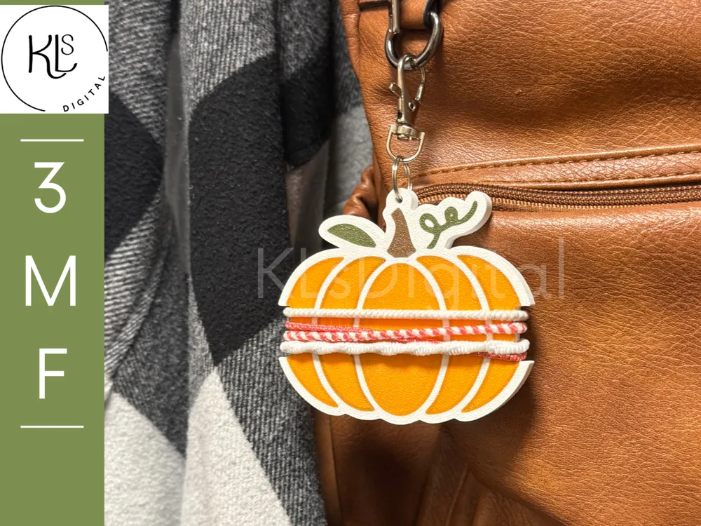 Accesorio para sujetar ligas de cabello: Pumpkin Hair Tie Holder. Referencia del modelo original.