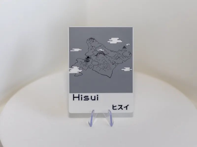 Pokémon Hisui Map - For Binder or Display