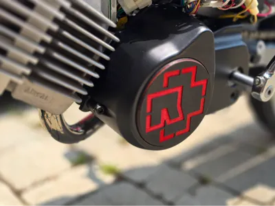 Tomos Engine Cover Rammstein
