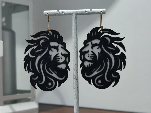 Aretes Rugido de Ébano