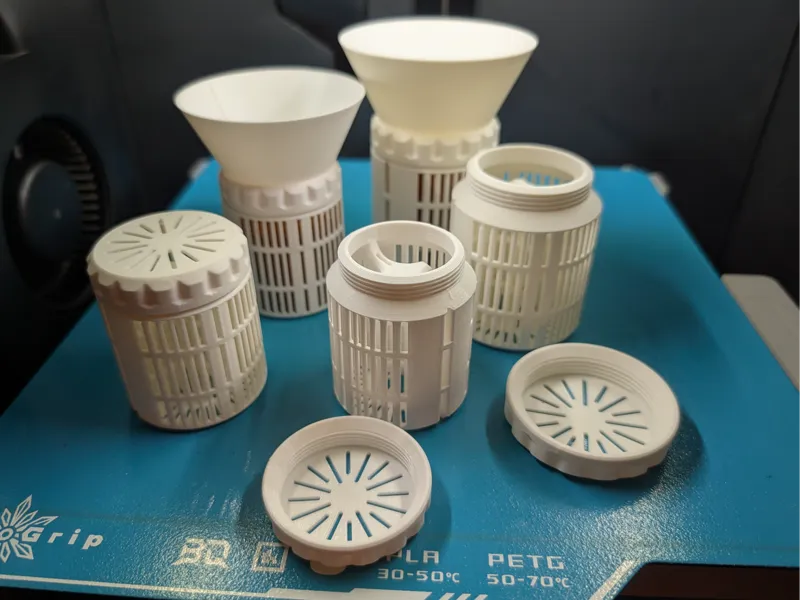High Air Flow Desiccant Container
