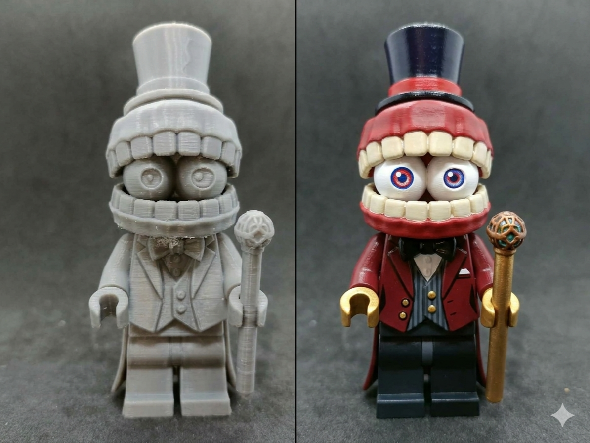 Caine from The Amazing Digital Circus LEGOS Fanart