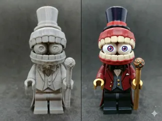 Caine from The Amazing Digital Circus LEGOS Fanart