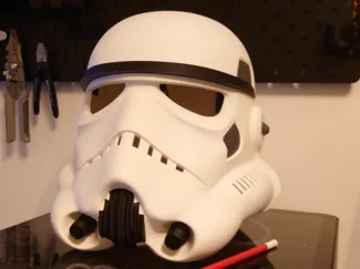 lifesize Stormtrooper Helmet (less parts) no AMS