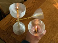 Small candle holder 0.5 mm thick