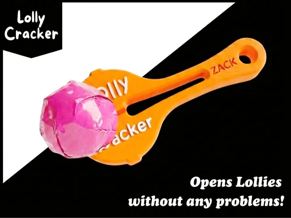 Soporte: Lolly Cracker - Lollipop opener. Referencia del modelo original.