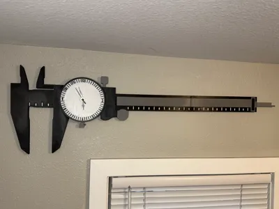 Dial Caliper Clock - Clock Kit 011