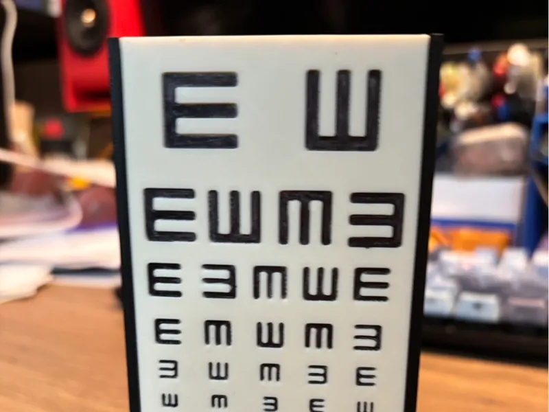 視力檢查表 eye exam