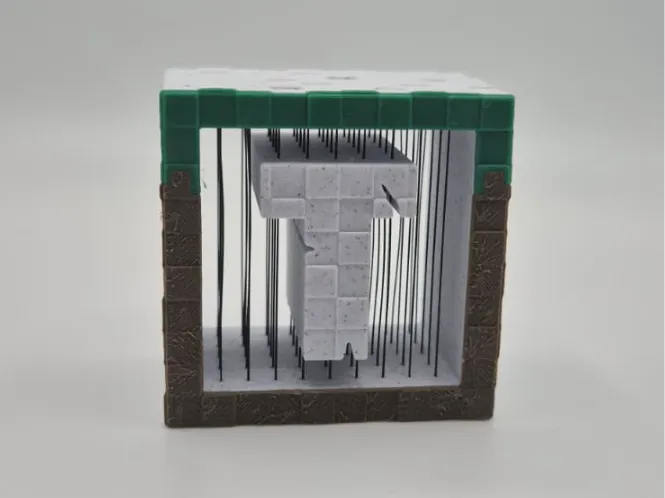 Minecraft Buchstabe-T String Art Alphabet